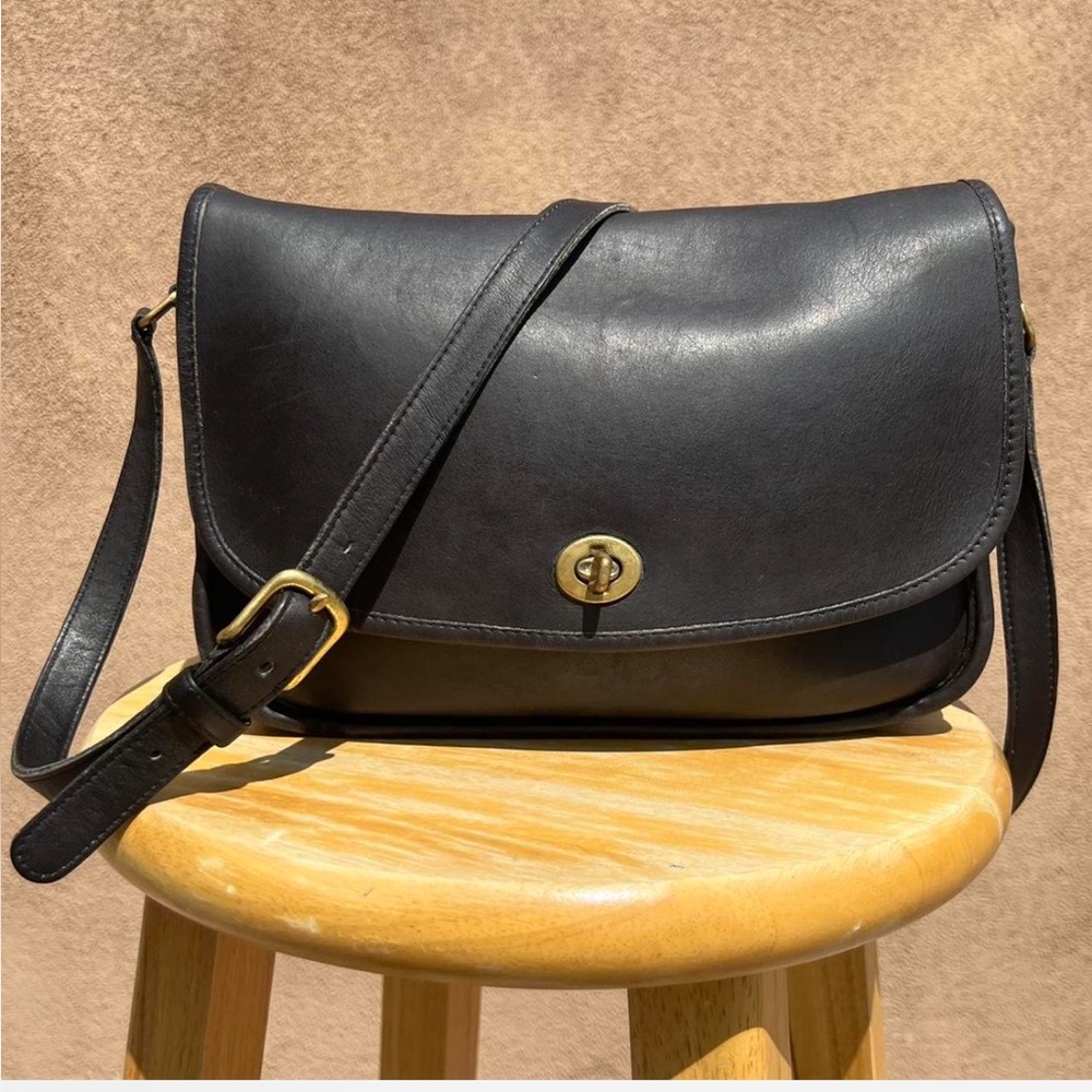 Vintage coach purse black